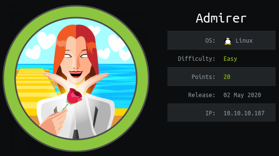 HackTheBox - Admirer image