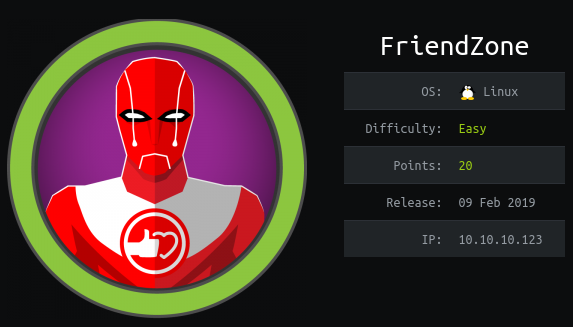HackTheBox - FriendZone image