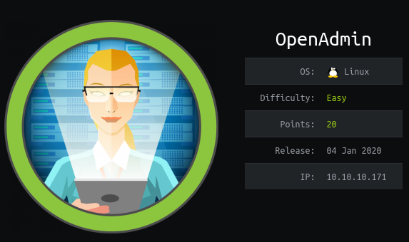 HackTheBox - OpenAdmin image