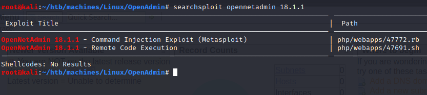 searchsploit