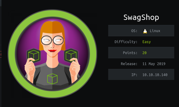 HackTheBox - SwagShop image