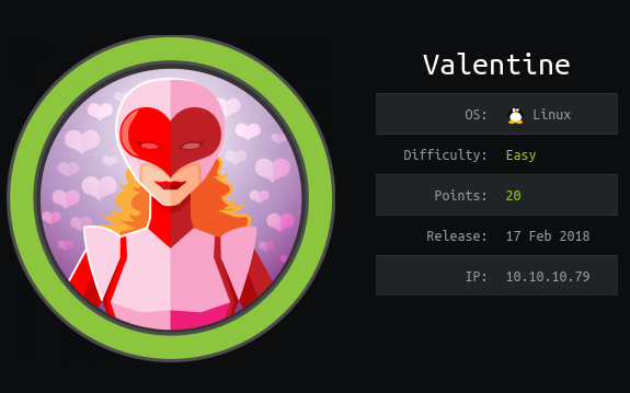 HackTheBox - Valentine image