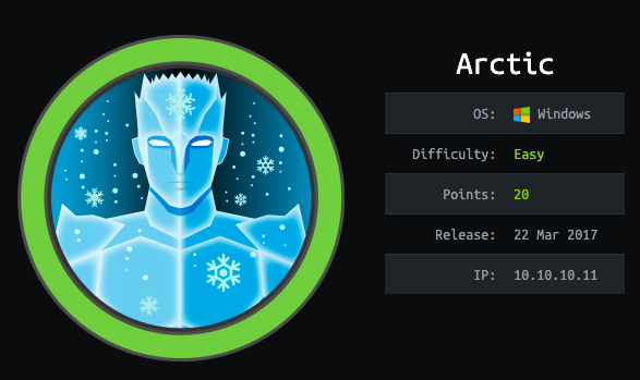 HackTheBox - Arctic image