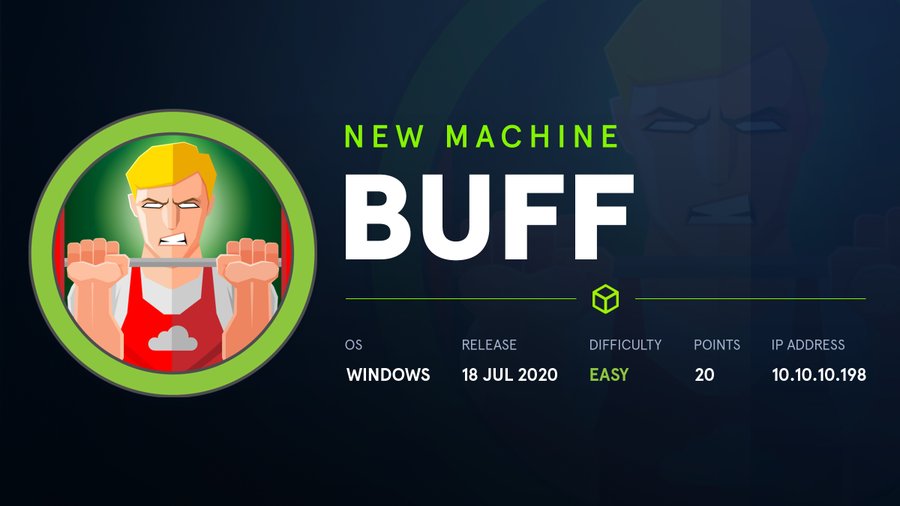 HackTheBox - Buff image