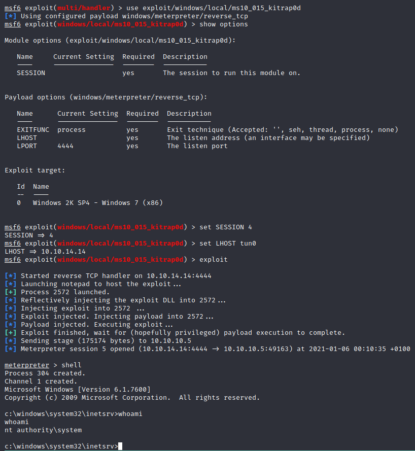 ms10_015_kitrap0d exploit