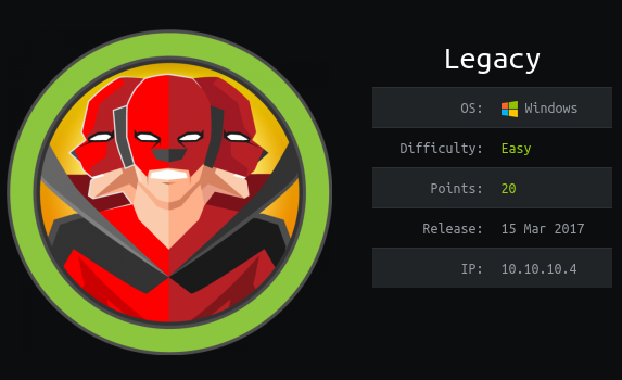 HackTheBox - Legacy image