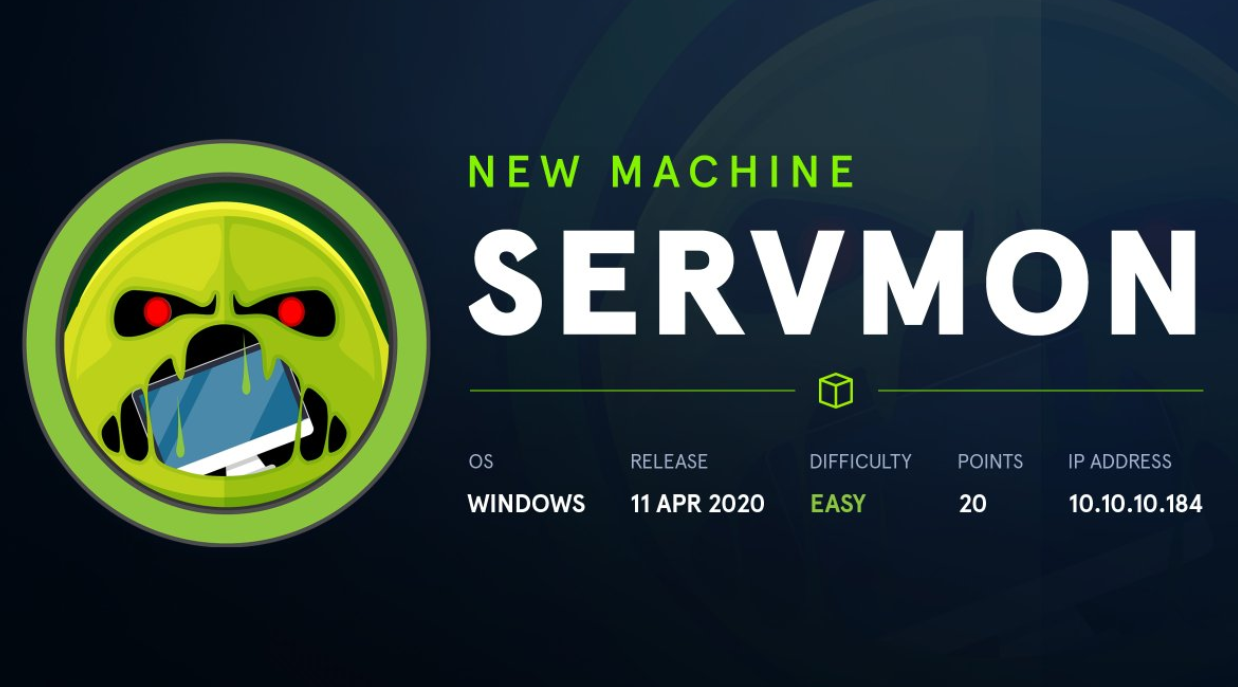 HackTheBox - ServMon image
