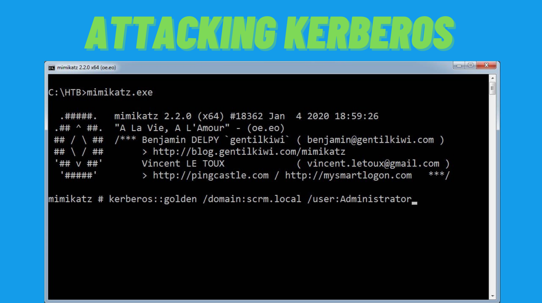 TryHackMe - Attacking Kerberos image